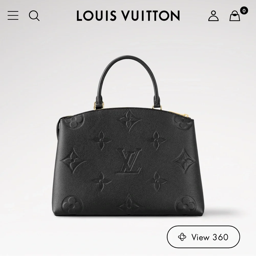 LOUIS VUITTON PETIT PALAIS Handbag (Noir) - Picture 3 of 14